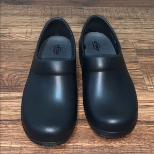 Brand New black croc clogs